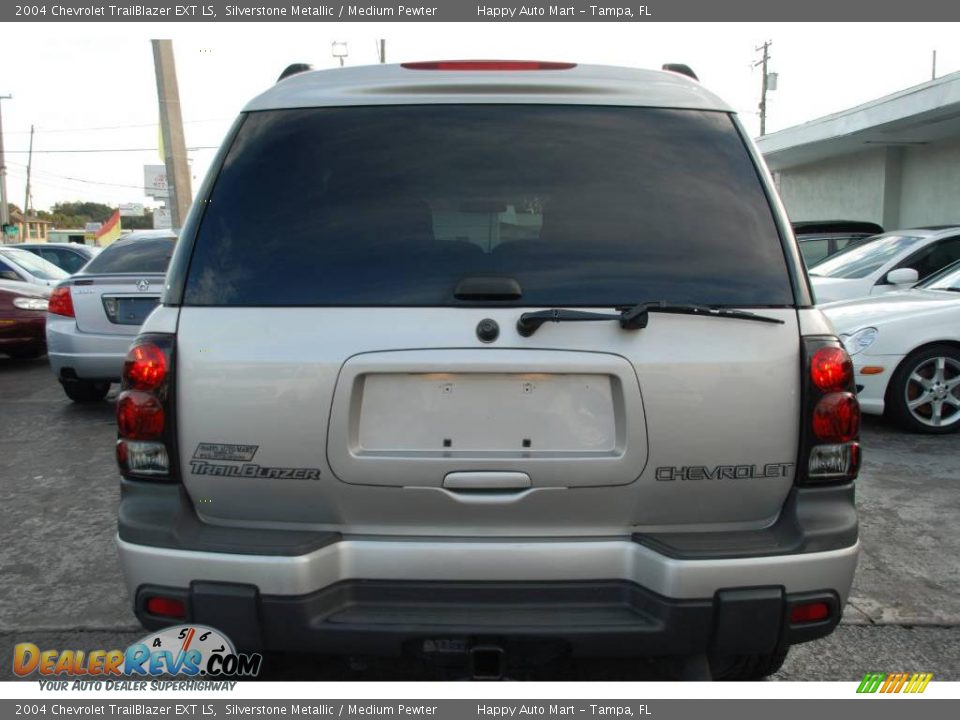 2004 Chevrolet TrailBlazer EXT LS Silverstone Metallic / Medium Pewter Photo #10