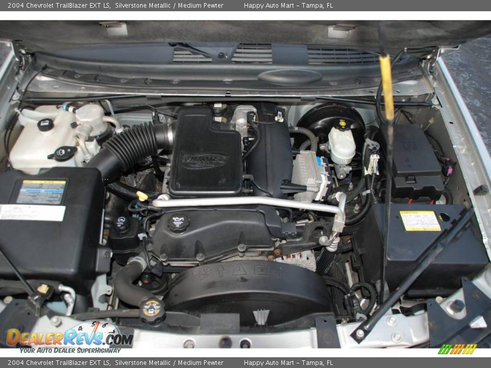 2004 Chevrolet TrailBlazer EXT LS Silverstone Metallic / Medium Pewter Photo #28