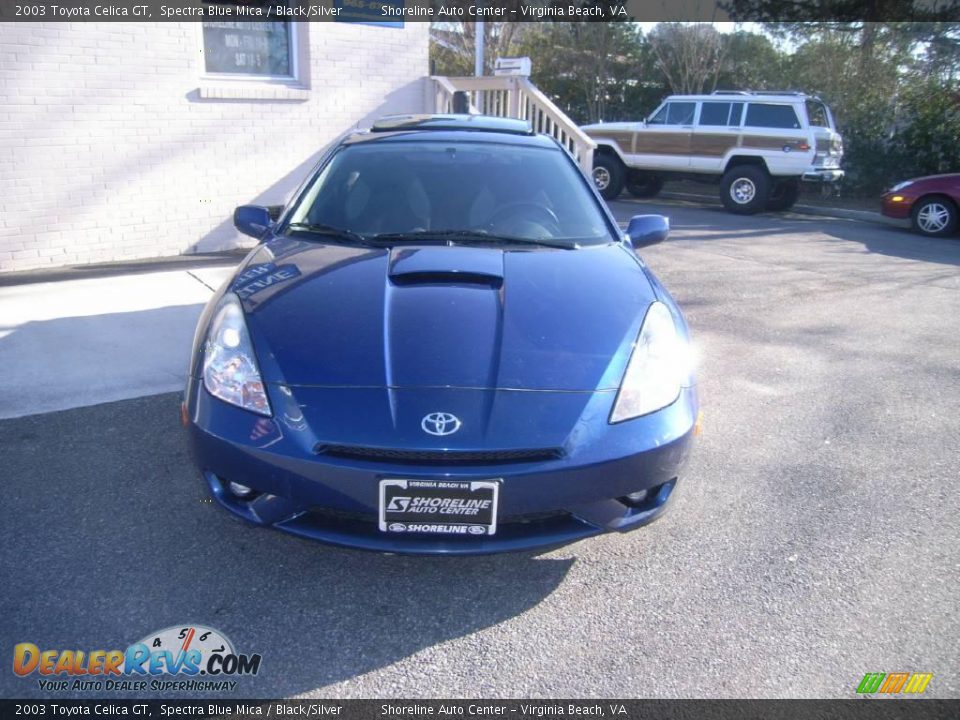 2003 Toyota Celica GT Spectra Blue Mica / Black/Silver Photo #1
