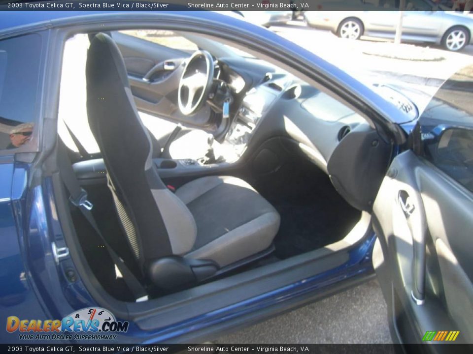 2003 Toyota Celica GT Spectra Blue Mica / Black/Silver Photo #11