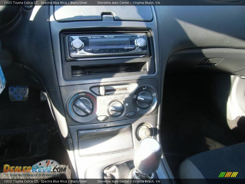 2003 Toyota Celica GT Spectra Blue Mica / Black/Silver Photo #13