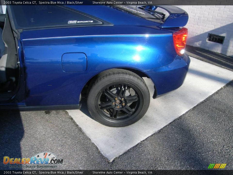 2003 Toyota Celica GT Spectra Blue Mica / Black/Silver Photo #16