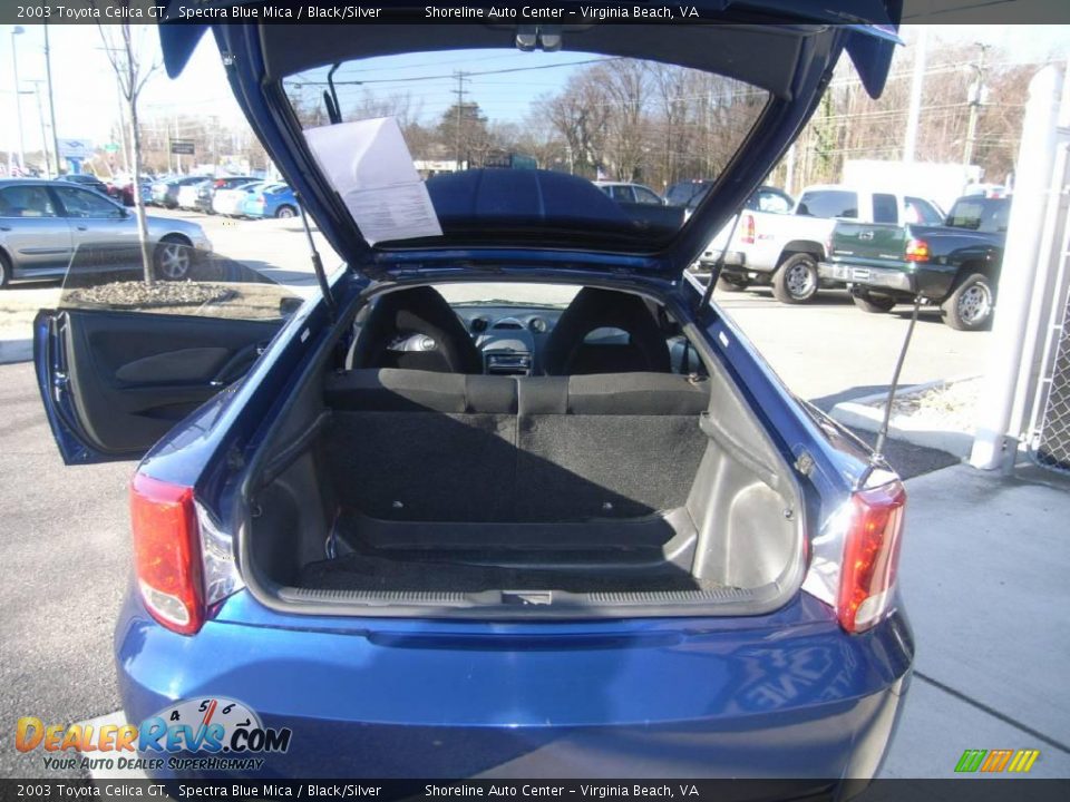 2003 Toyota Celica GT Spectra Blue Mica / Black/Silver Photo #17