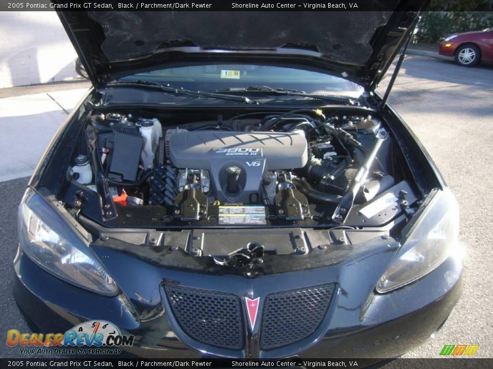 2005 Pontiac Grand Prix GT Sedan Black / Parchment/Dark Pewter Photo #20