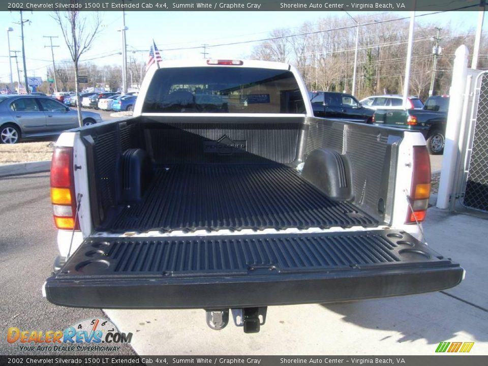 2002 Chevrolet Silverado 1500 LT Extended Cab 4x4 Summit White / Graphite Gray Photo #6