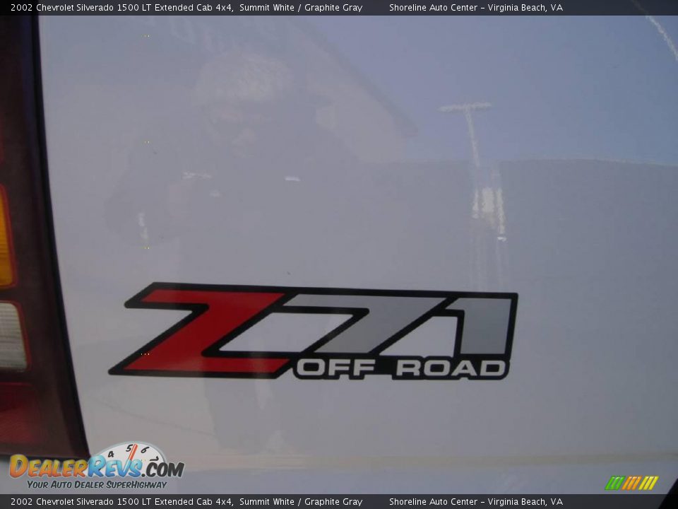 2002 Chevrolet Silverado 1500 LT Extended Cab 4x4 Summit White / Graphite Gray Photo #9