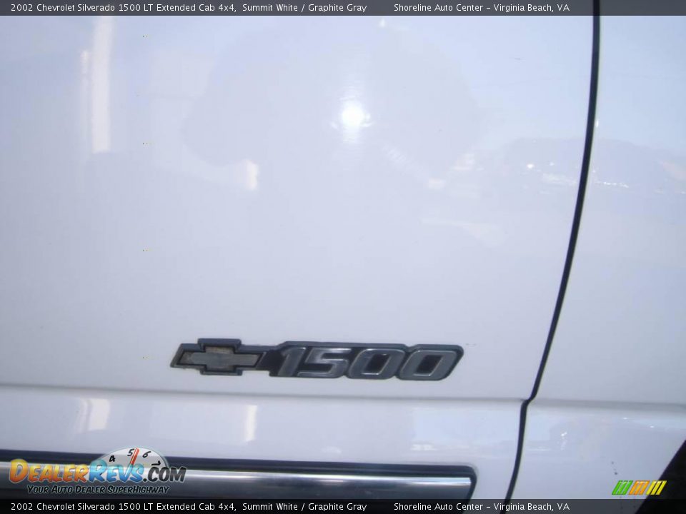 2002 Chevrolet Silverado 1500 LT Extended Cab 4x4 Summit White / Graphite Gray Photo #12