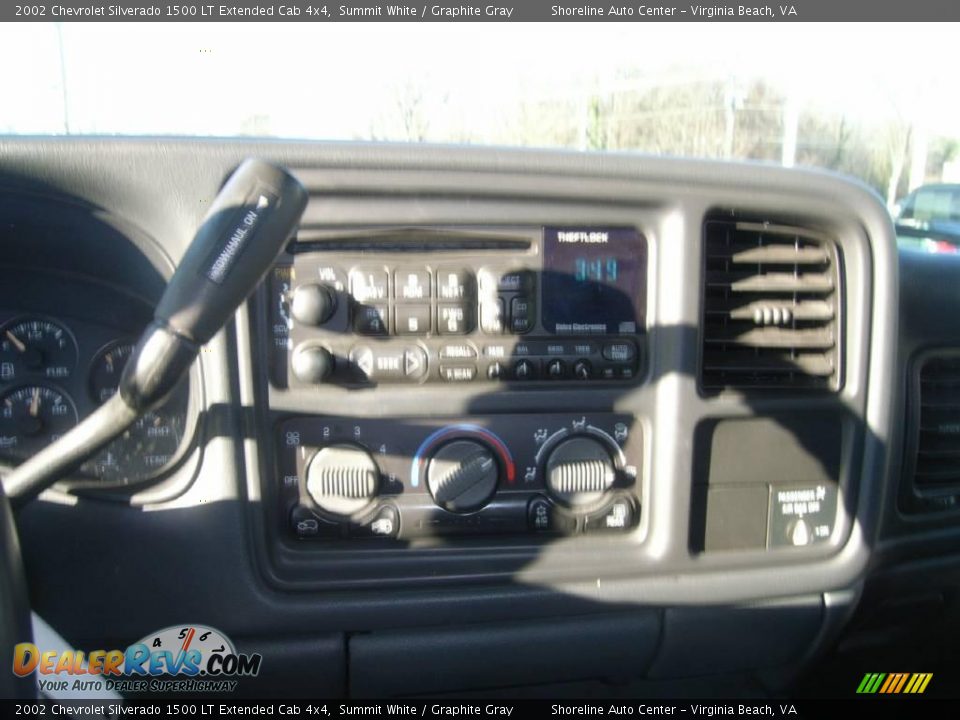 2002 Chevrolet Silverado 1500 LT Extended Cab 4x4 Summit White / Graphite Gray Photo #18