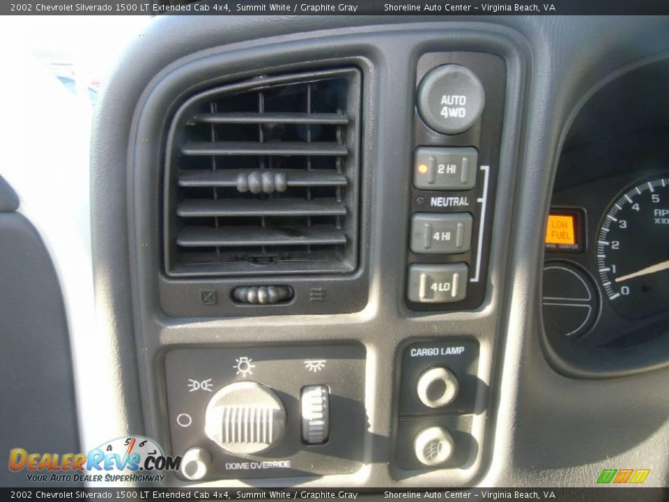 2002 Chevrolet Silverado 1500 LT Extended Cab 4x4 Summit White / Graphite Gray Photo #20