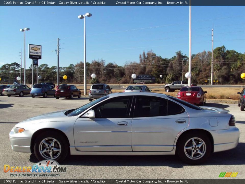 2003 Pontiac Grand Prix GT Sedan Galaxy Silver Metallic / Graphite Photo #2