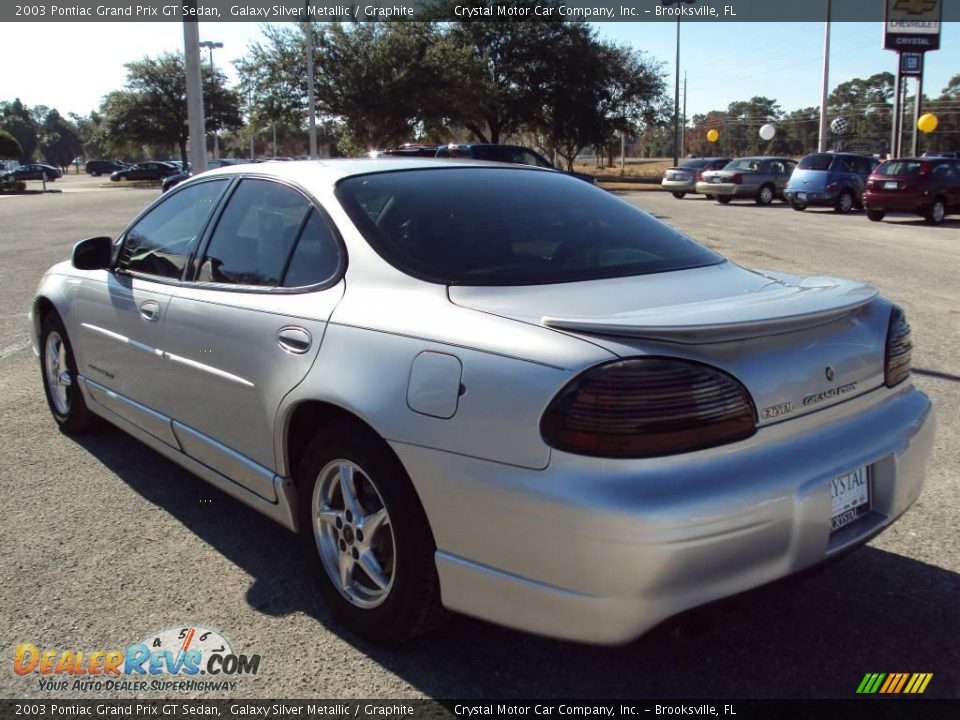 2003 Pontiac Grand Prix GT Sedan Galaxy Silver Metallic / Graphite Photo #3