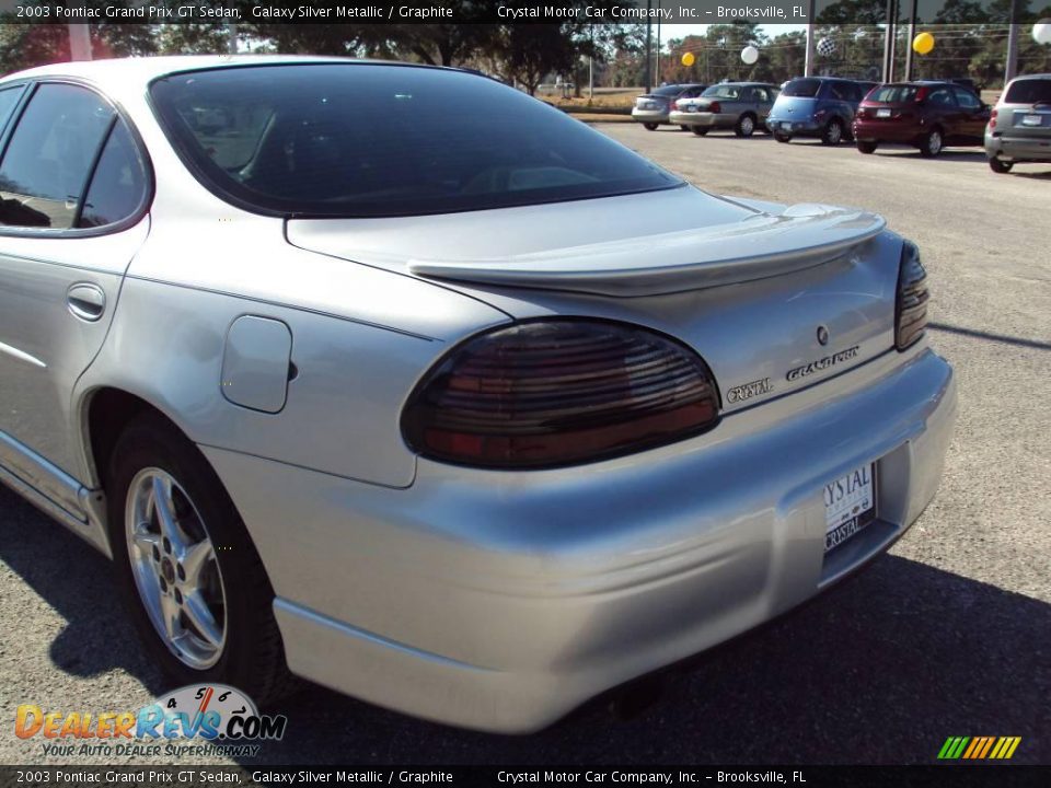 2003 Pontiac Grand Prix GT Sedan Galaxy Silver Metallic / Graphite Photo #7
