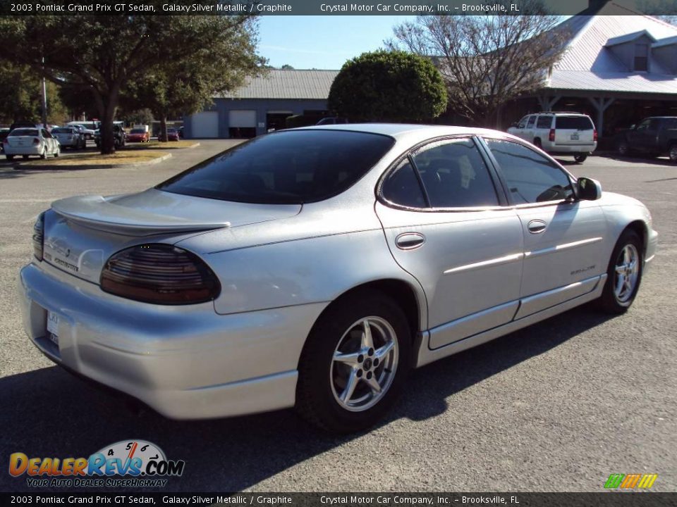2003 Pontiac Grand Prix GT Sedan Galaxy Silver Metallic / Graphite Photo #8