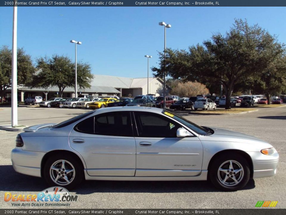 2003 Pontiac Grand Prix GT Sedan Galaxy Silver Metallic / Graphite Photo #9