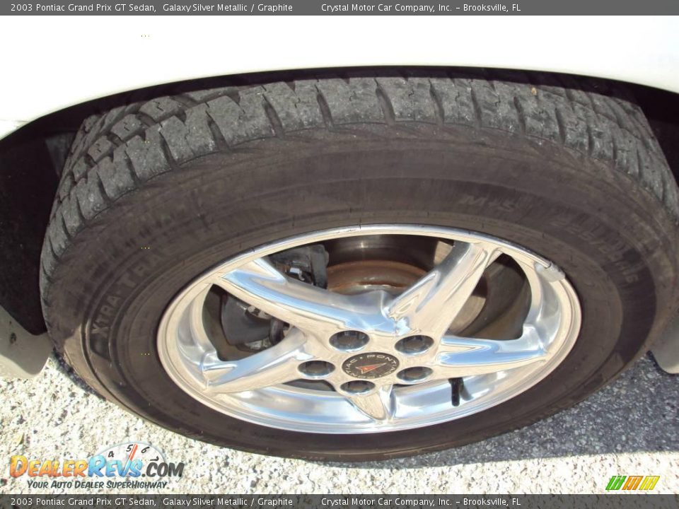 2003 Pontiac Grand Prix GT Sedan Galaxy Silver Metallic / Graphite Photo #14