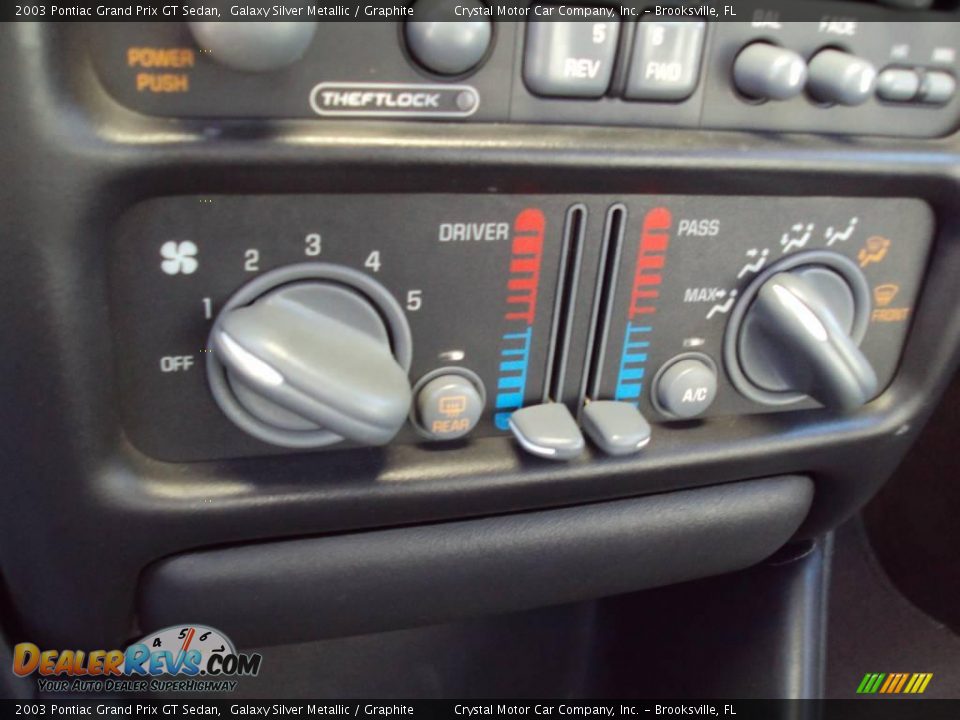 2003 Pontiac Grand Prix GT Sedan Galaxy Silver Metallic / Graphite Photo #20