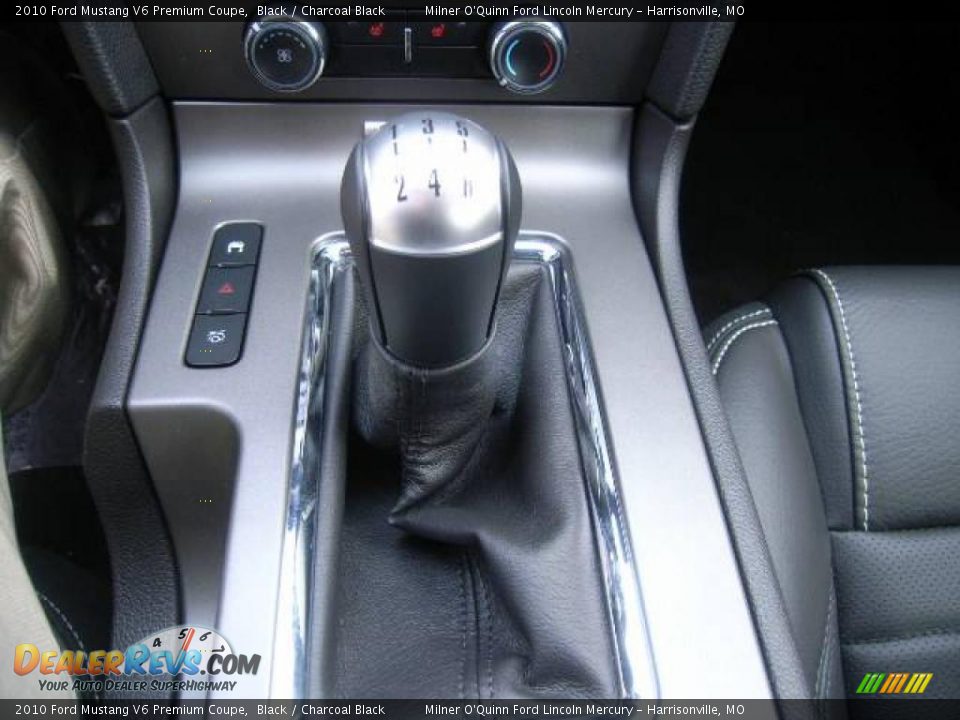 2010 Ford Mustang V6 Premium Coupe Shifter Photo #9