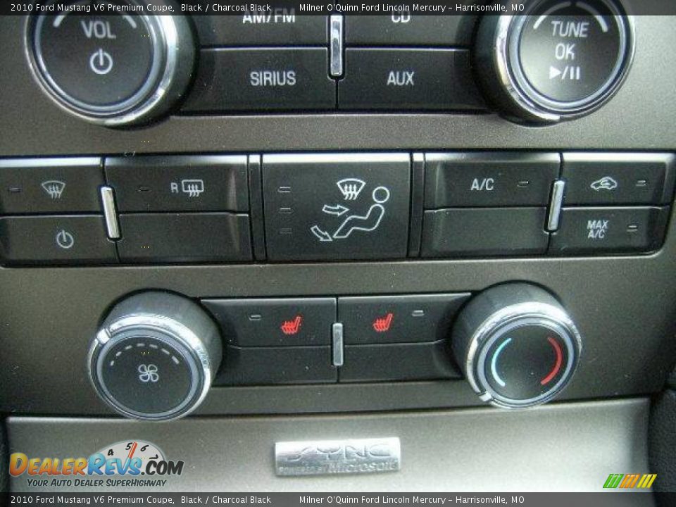 2010 Ford Mustang V6 Premium Coupe Black / Charcoal Black Photo #11