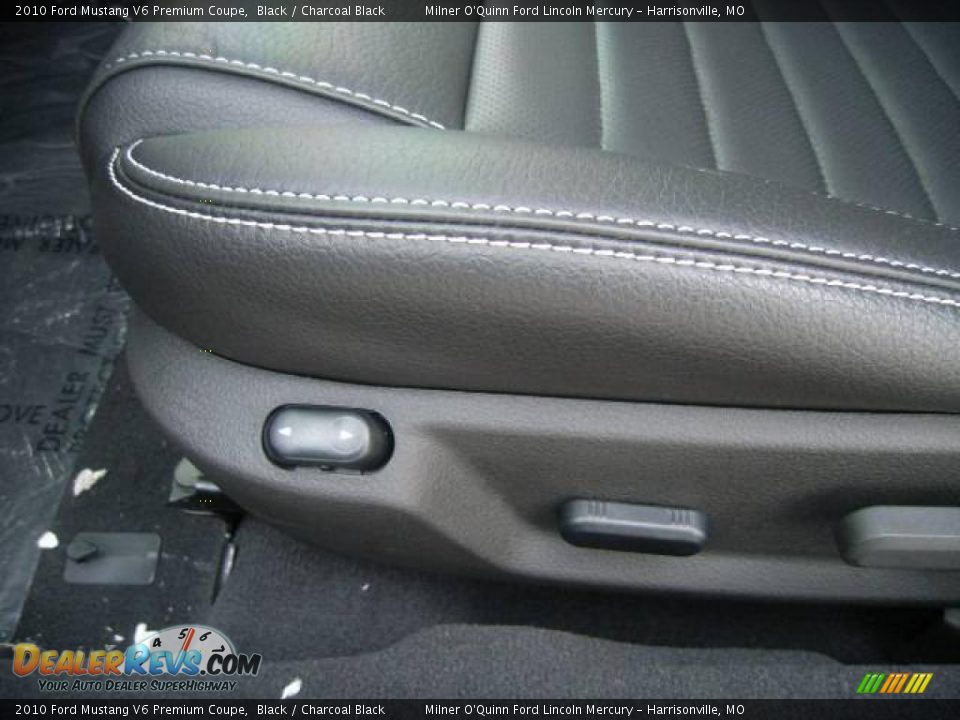2010 Ford Mustang V6 Premium Coupe Black / Charcoal Black Photo #19
