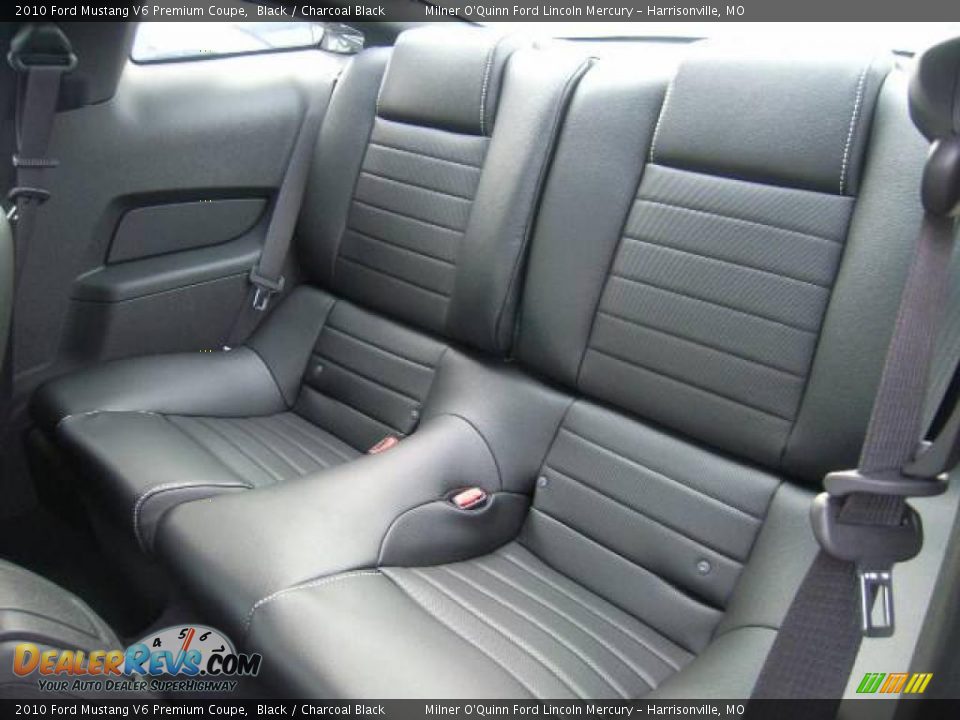 2010 Ford Mustang V6 Premium Coupe Black / Charcoal Black Photo #21