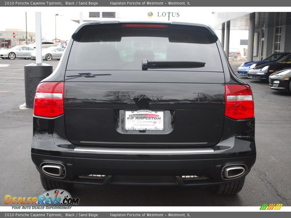 2010 Porsche Cayenne Tiptronic Black / Sand Beige Photo #4