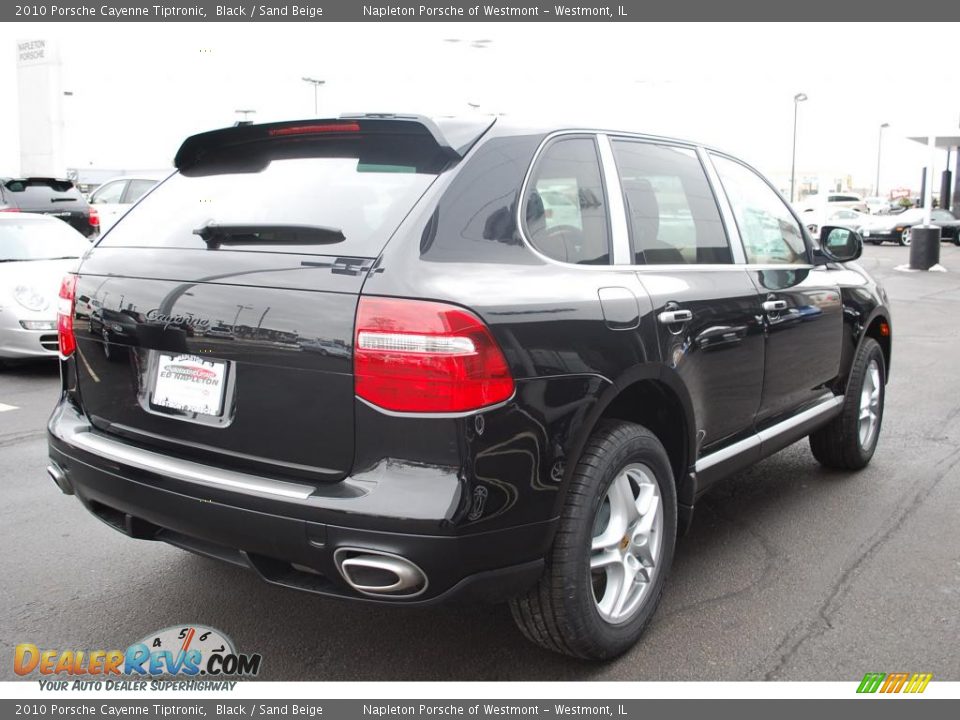 2010 Porsche Cayenne Tiptronic Black / Sand Beige Photo #5