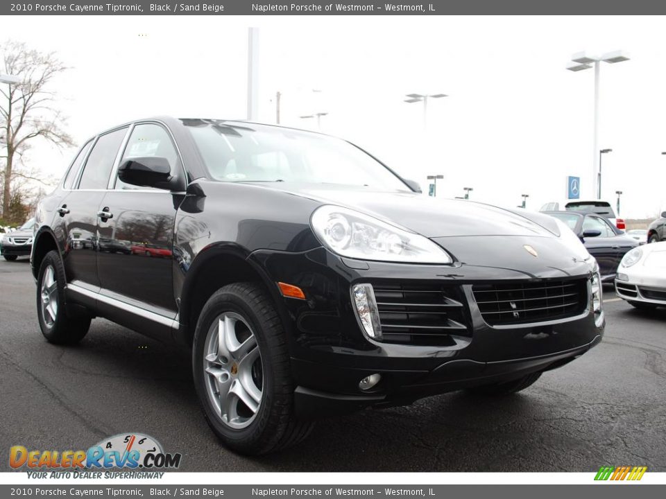 2010 Porsche Cayenne Tiptronic Black / Sand Beige Photo #7