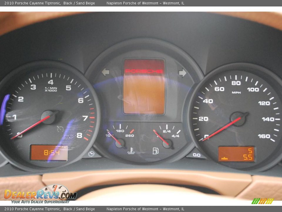 2010 Porsche Cayenne Tiptronic Black / Sand Beige Photo #11
