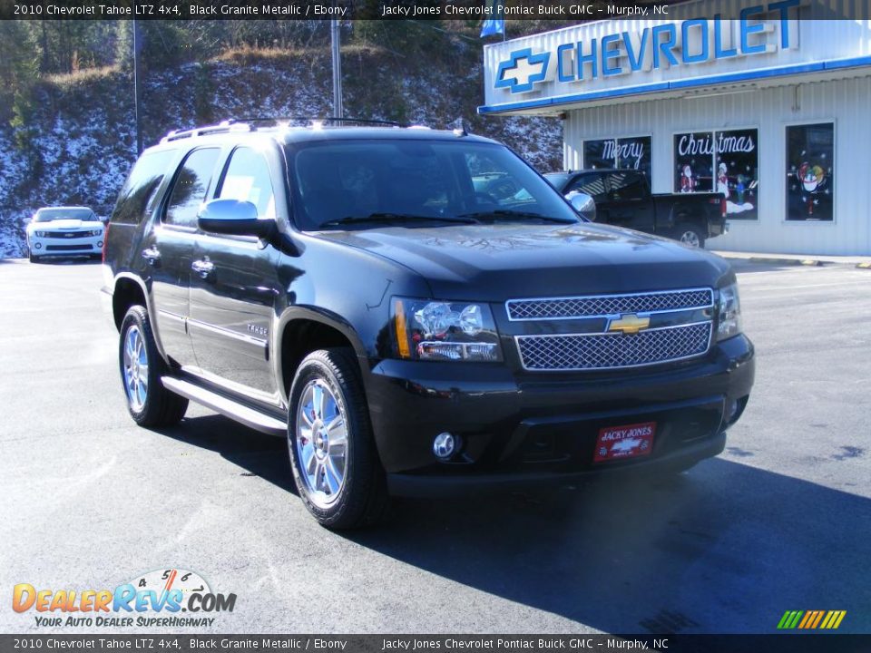 2010 Chevrolet Tahoe LTZ 4x4 Black Granite Metallic / Ebony Photo #12