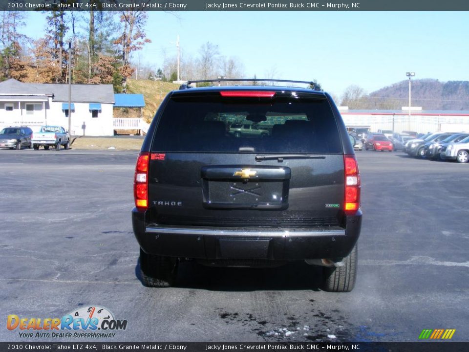 2010 Chevrolet Tahoe LTZ 4x4 Black Granite Metallic / Ebony Photo #28