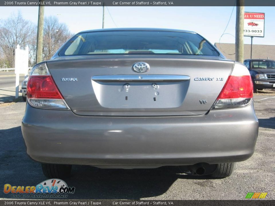 2006 Toyota Camry XLE V6 Phantom Gray Pearl / Taupe Photo #4