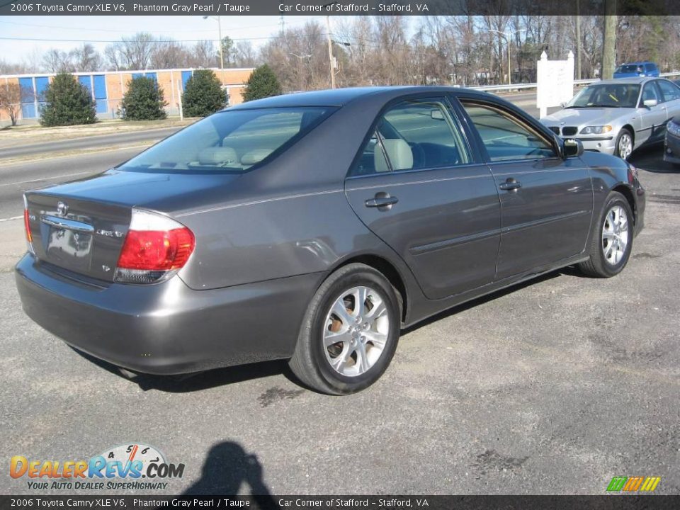 2006 Toyota Camry XLE V6 Phantom Gray Pearl / Taupe Photo #6
