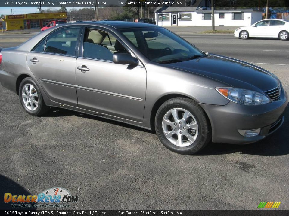 2006 Toyota Camry XLE V6 Phantom Gray Pearl / Taupe Photo #7