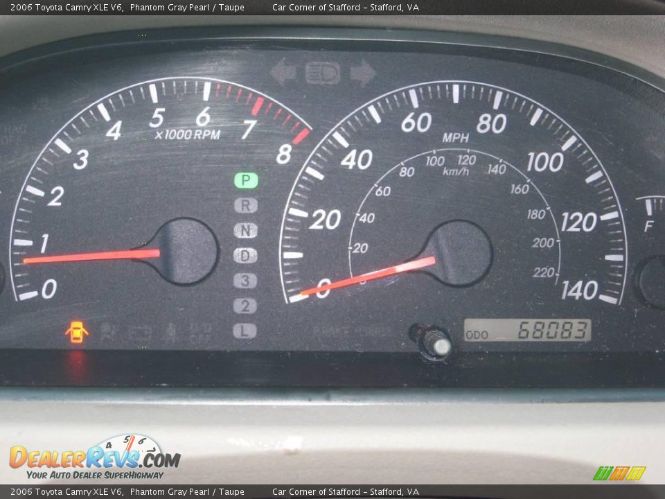 2006 Toyota Camry XLE V6 Phantom Gray Pearl / Taupe Photo #14