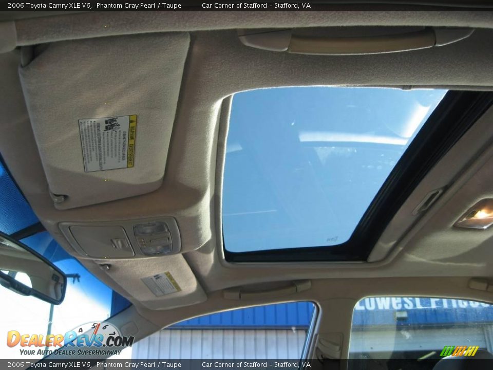 2006 Toyota Camry XLE V6 Phantom Gray Pearl / Taupe Photo #16