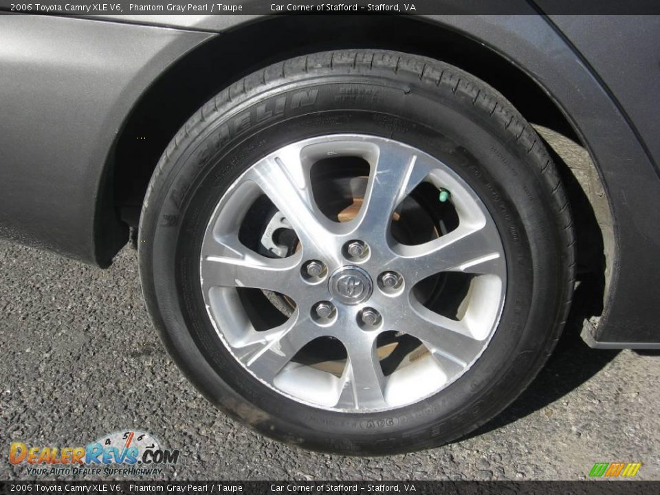 2006 Toyota Camry XLE V6 Phantom Gray Pearl / Taupe Photo #18