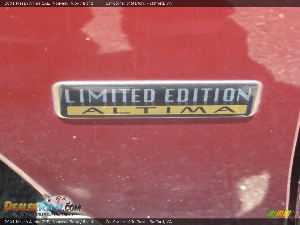 2001 Nissan Altima GXE Nouveau Ruby / Blond Photo #7