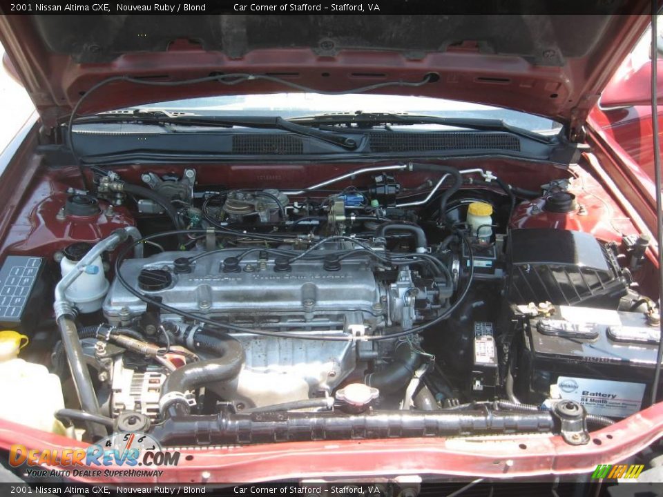 2001 Nissan Altima GXE Nouveau Ruby / Blond Photo #14