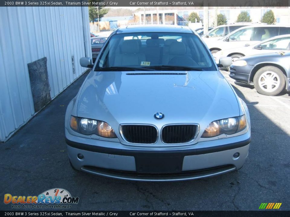 2003 BMW 3 Series 325xi Sedan Titanium Silver Metallic / Grey Photo #1