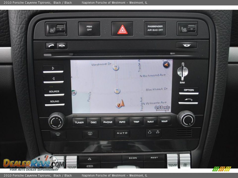 2010 Porsche Cayenne Tiptronic Black / Black Photo #11