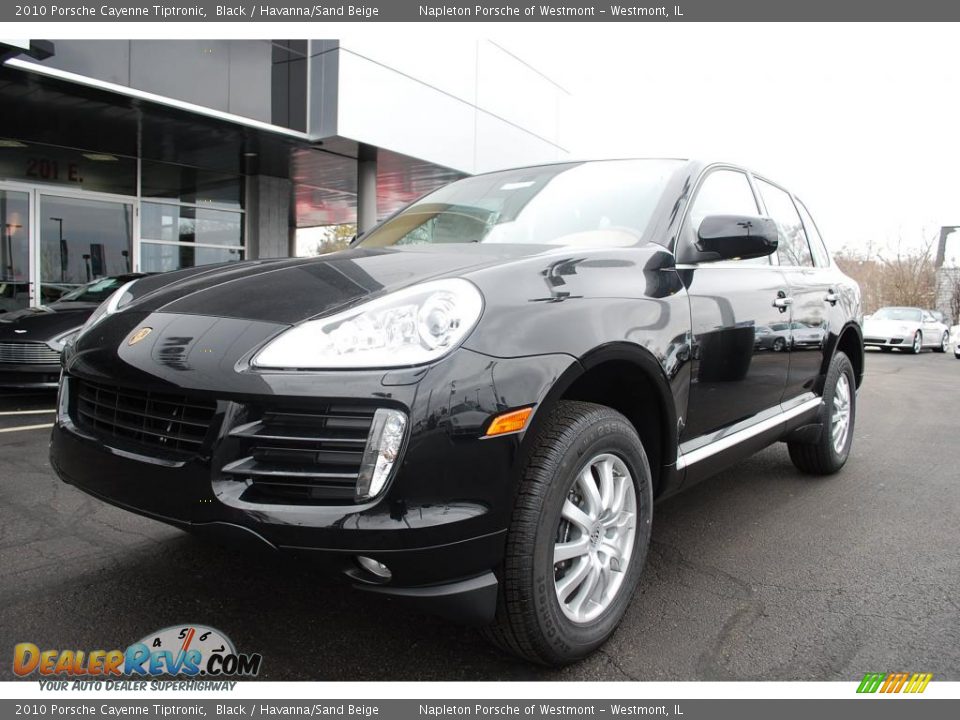 2010 Porsche Cayenne Tiptronic Black / Havanna/Sand Beige Photo #1