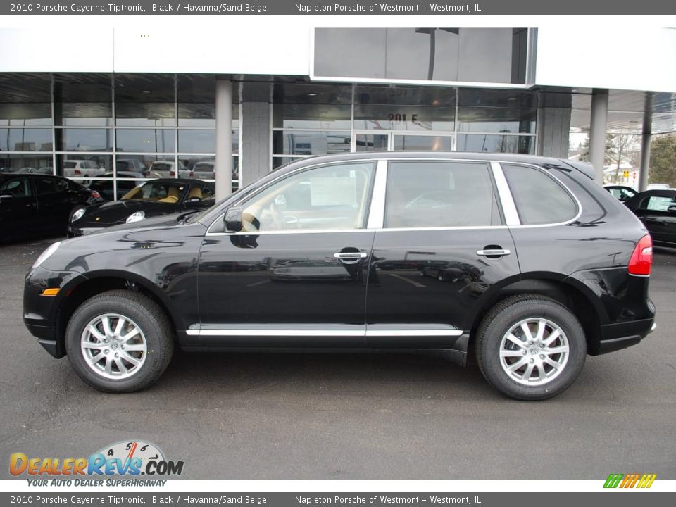 2010 Porsche Cayenne Tiptronic Black / Havanna/Sand Beige Photo #2