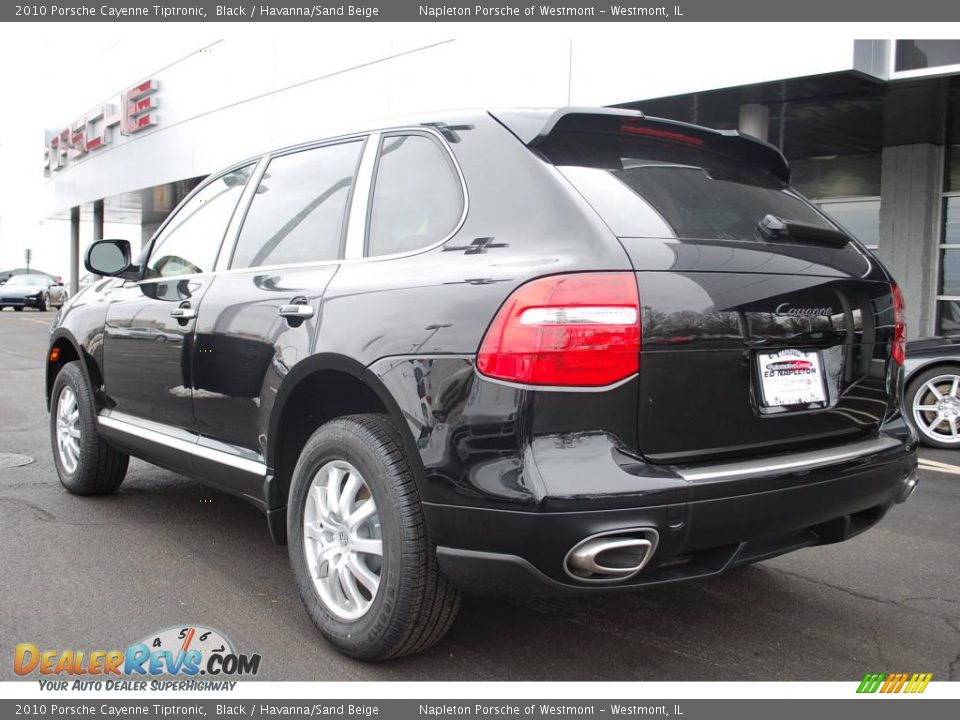 2010 Porsche Cayenne Tiptronic Black / Havanna/Sand Beige Photo #3