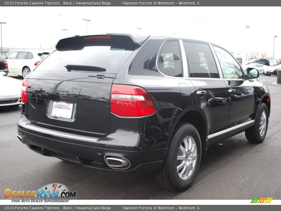 2010 Porsche Cayenne Tiptronic Black / Havanna/Sand Beige Photo #5