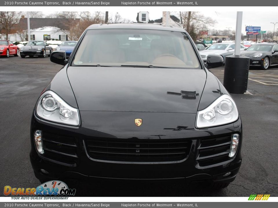 2010 Porsche Cayenne Tiptronic Black / Havanna/Sand Beige Photo #8