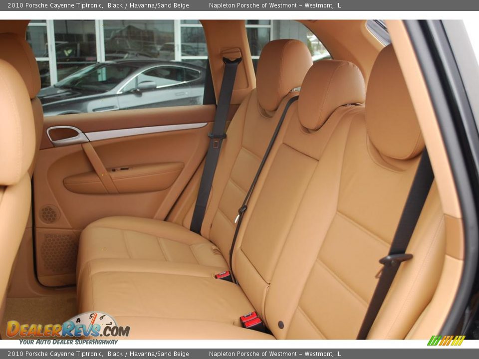 2010 Porsche Cayenne Tiptronic Black / Havanna/Sand Beige Photo #13