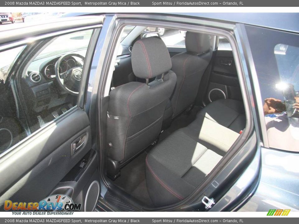 2008 Mazda MAZDA3 MAZDASPEED Sport Metropolitan Gray Mica / Black Photo #11