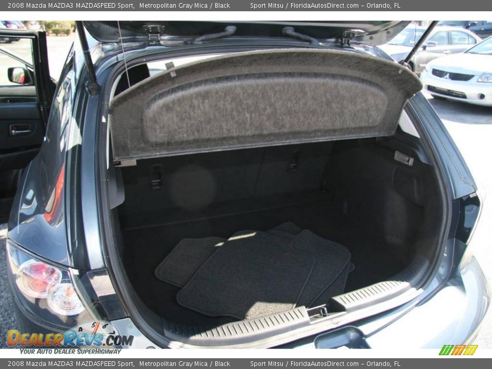 2008 Mazda MAZDA3 MAZDASPEED Sport Metropolitan Gray Mica / Black Photo #14