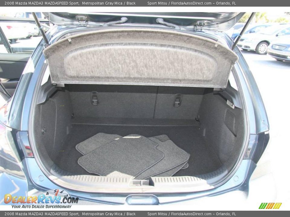 2008 Mazda MAZDA3 MAZDASPEED Sport Metropolitan Gray Mica / Black Photo #15