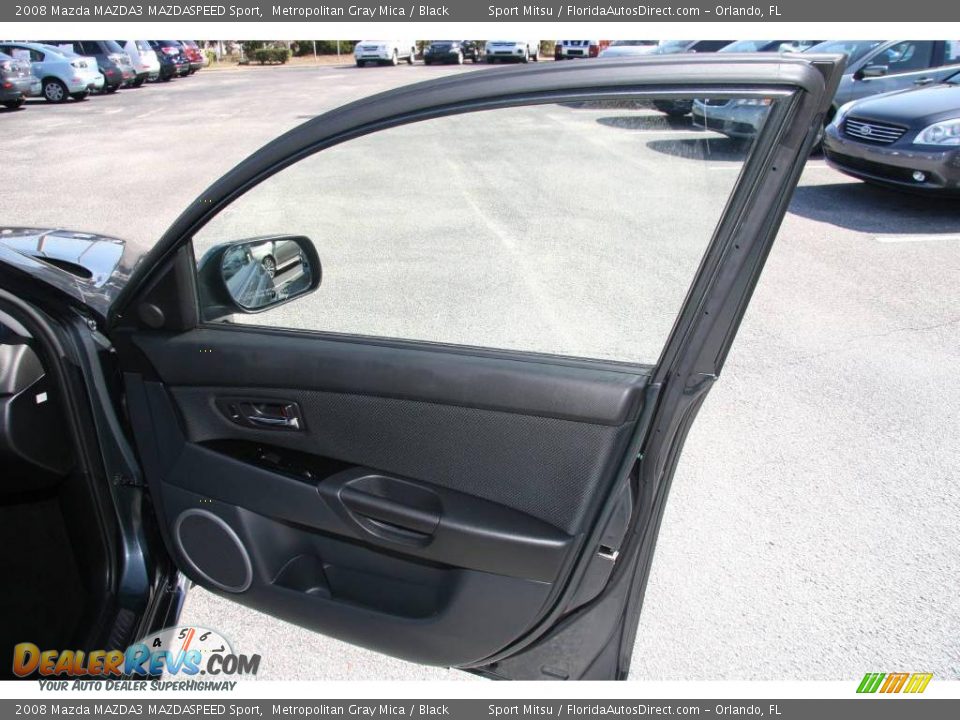 2008 Mazda MAZDA3 MAZDASPEED Sport Metropolitan Gray Mica / Black Photo #17